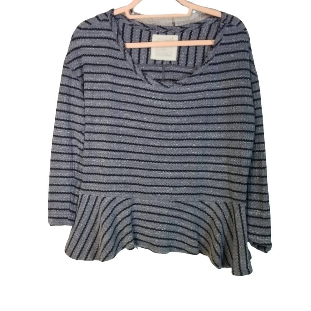 We The Free People thermal peplum henley